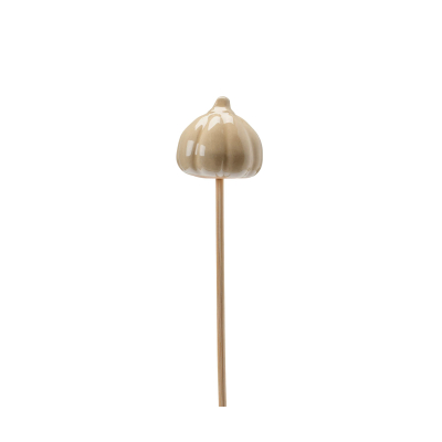 Dekoratívna tekvica na tyčke Pumpkin Beige - set 3 ks                    