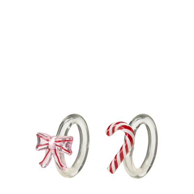 Krúžky na obrúsky Christmastime - set 2 ks                    