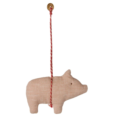 Vianočná textilná ozdoba Christmas Pig Powder                    