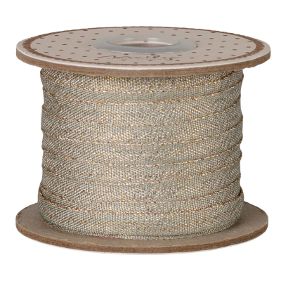 Dekoratívna stuha Mint / Gold 25 m                    