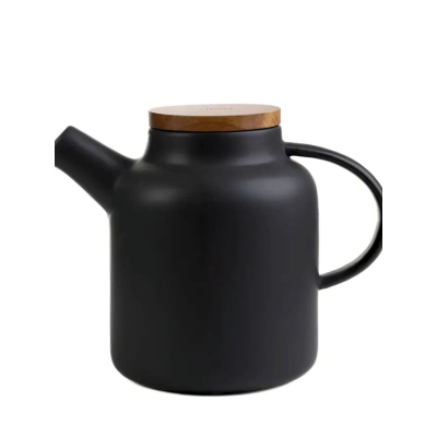                             Keramická kanvica so sitkom Poline Black 1,5 l                        