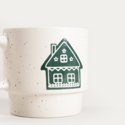                             Porcelánové hrnčeky Bellve Cookie + House - set 2 ks                        
