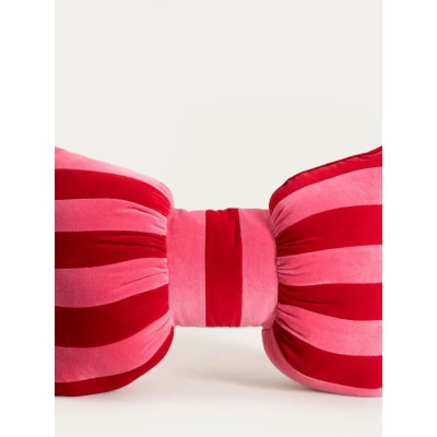 Hebučký vankúš Pinky Bow 30x45 cm                    