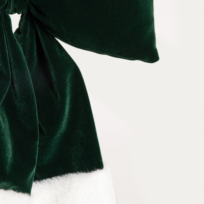                             Vianočná závesná dekorácia Bow Green 40x28 cm                        