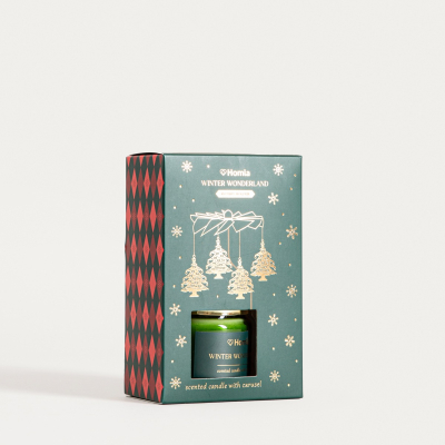                             Rotujúci svietnik so sviečkou Winter Fairytale 70 g                        
