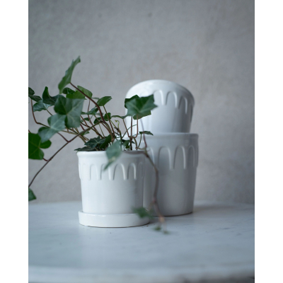                             Keramický kvetináč Lykke White 23 cm                        