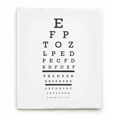 Čistiaca handrička na okuliare Eyechart                    