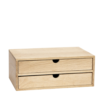 Drevená skrinka so zásuvkami                    