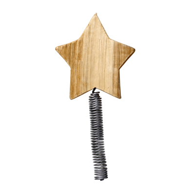 Drevená špička na stromček Nature                    