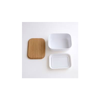                             Dóza na maslo BOX-IT, biela                        