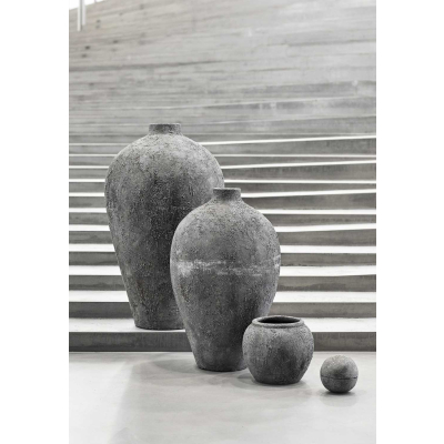                             Váza Luna Bowl Grey 29 cm                        