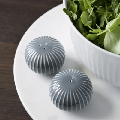                             Keramická soľnička a korenička Hammershoi White                        