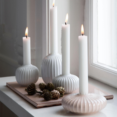                             Keramický svietnik Hammershoi Candleholder White                        