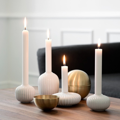                             Keramický svietnik Hammershoi Candleholder White                        