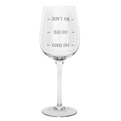 Pohár na víno Bad day                    