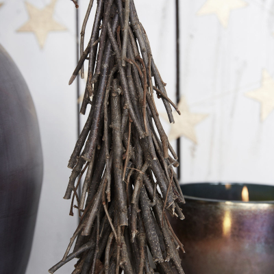                             Dekoratívny vianočný stromček Wood 43 cm                        