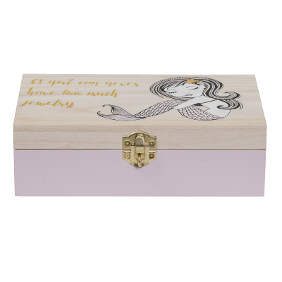 Drevená šperkovnica Morská víla                    