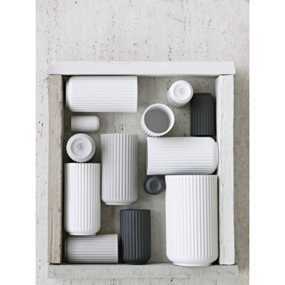                             Porcelánová váza Lyngby svetlo šedá - 20 cm                        
