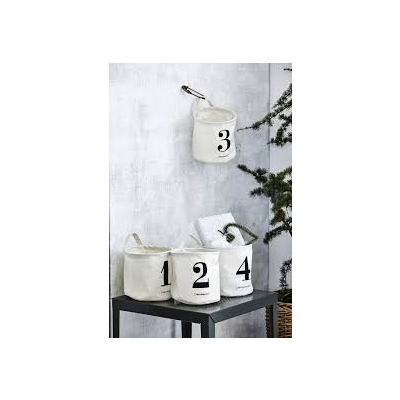                             Bavlnené úložné košíky Storage – set 4 ks                        