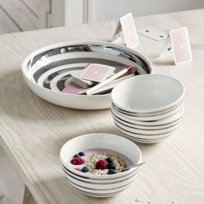                             Keramická misa Omaggio Silver 30 cm                        