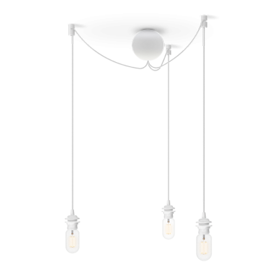 Závesná lampa Cannonball White triple                    