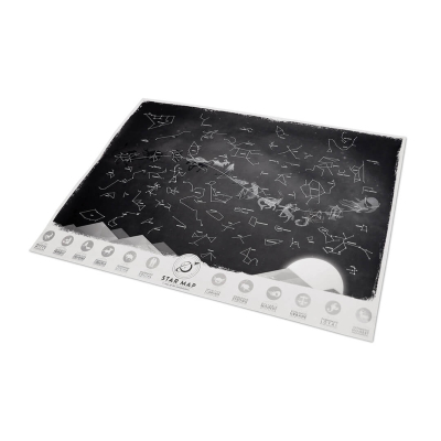                             Fosforeskujúca hviezdna mapa Star Map                        