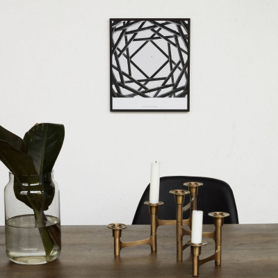                             Ilustrácia v čiernom ráme Prospections 01                        