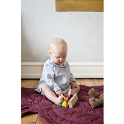                             Detská deka Leaf Burgundy                        