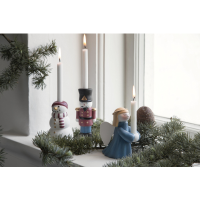                             Porcelánový svietnik Christmas Snowman                        