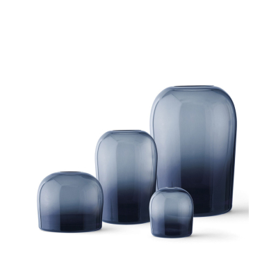                             Sklenená váza Troll L Midnight blue                        