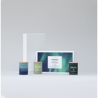                             Darčeková sada NORDEN - sada 3 mini sviečok                        