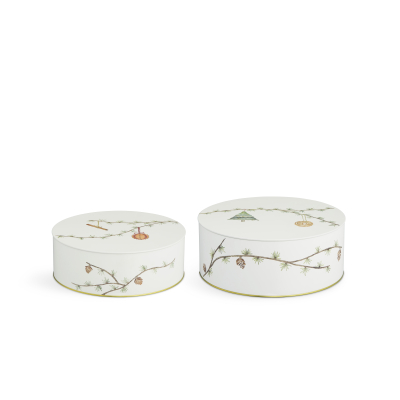 Vianočné dózy Hammershoi – set 2 ks                    