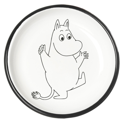 Modrý smaltovaný tanier Moomin                    