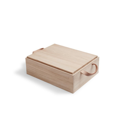 Dubový chlebník s reznou doskou Norr                    