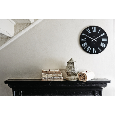                             Nástenné hodiny Firenze sivé 36 cm                        