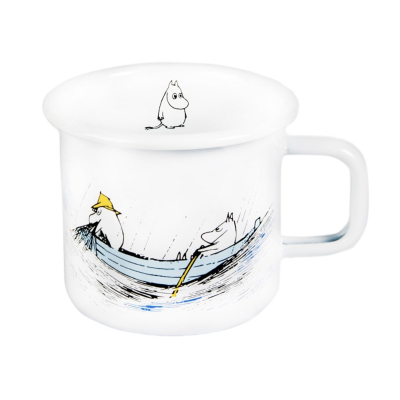                             Smaltovaný plecháčik Gone Fishing 3,7 dl                        