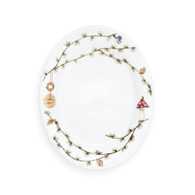                             Vianočný tanier Hammershoi Christmas Oval 28,5 cm                        