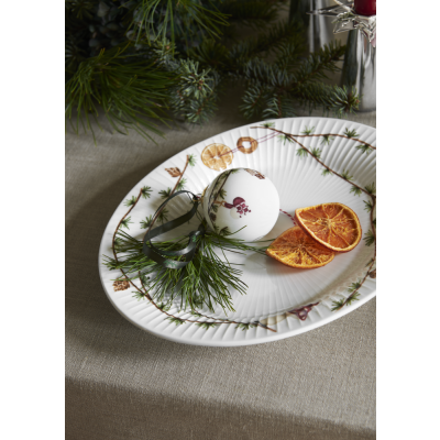                             Vianočný tanier Hammershoi Christmas Oval 28,5 cm                        