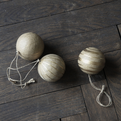                             Set 3 ks vianočných ozdôb Craft Gold 8 cm                        