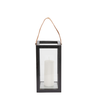 Lampáš z teakového dreva Storm Black S                    