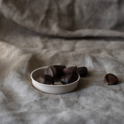 Keramický podnos Drev Beige 10 cm                    