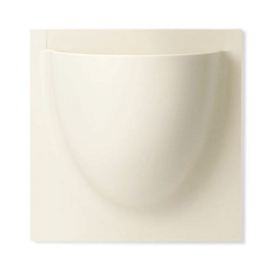 Nástenný kvetináč VertiPlants Oyster White 15 cm                    
