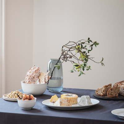                             Porcelánový oválny tanier Rhombe 35x26,5 cm                        