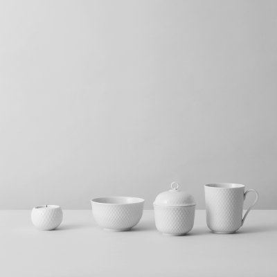                             Porcelánový hrnček Rhombe 33 cl - set 2 ks                        