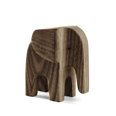 Drevený sloník Elephant Smoke Stained Ash                    