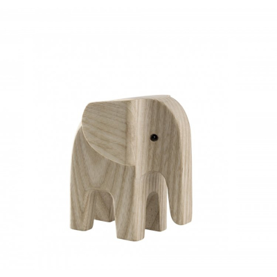 Drevený sloník Baby Elephant Natural Ash                    