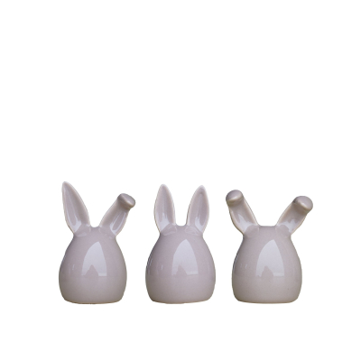 Veľkonočné zajačiky Triplets Dusty Pink - set 3ks                    