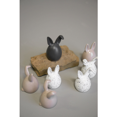                             Veľkonočné zajačiky Triplets Dusty Pink - set 3ks                        