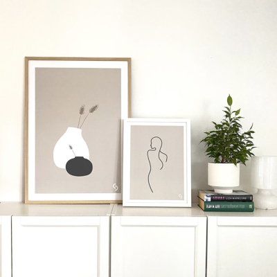                             Plagát Hon Silhouette 30x40 cm                        