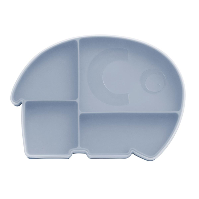Silikónová delená doska s vekom Elephant Blue                    